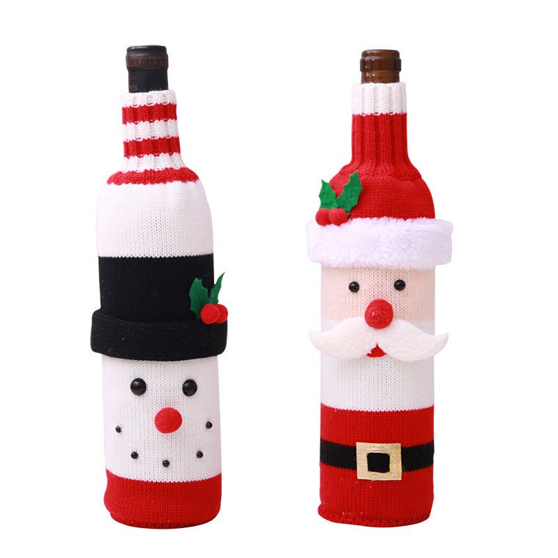 Christmas Decorations Christmas Wine Bottle Socks - Whimsy Print