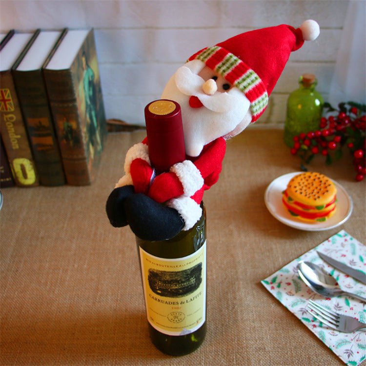 Christmas Decorations Christmas Wine Bottle Socks - Whimsy Print