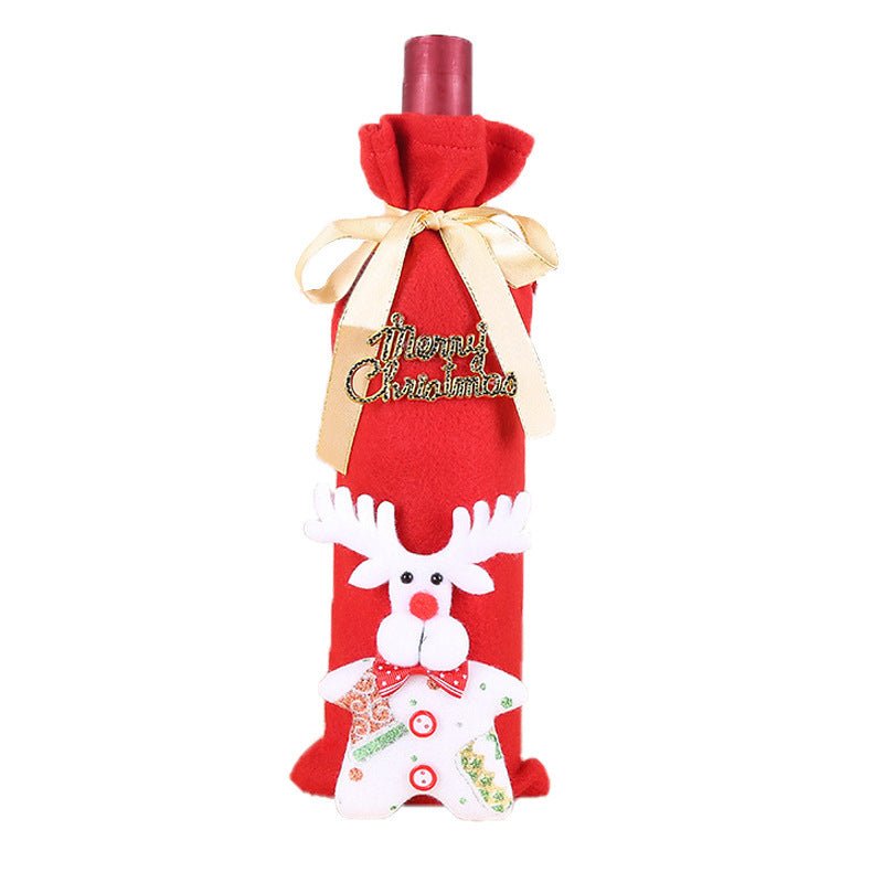Christmas Decorations Christmas Wine Bottle Socks - Whimsy Print