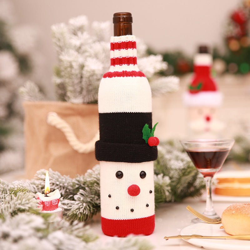 Christmas Decorations Christmas Wine Bottle Socks - Whimsy Print
