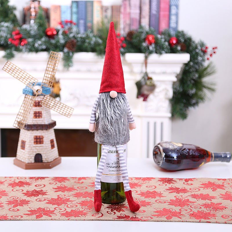 Christmas Decorations Christmas Wine Bottle Socks - Whimsy Print