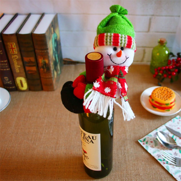 Christmas Decorations Christmas Wine Bottle Socks - Whimsy Print
